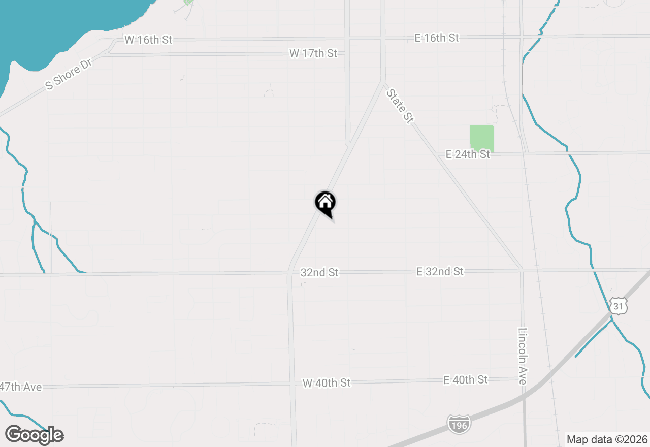 Map of 147 W 29th Street, Holland, MI 49423