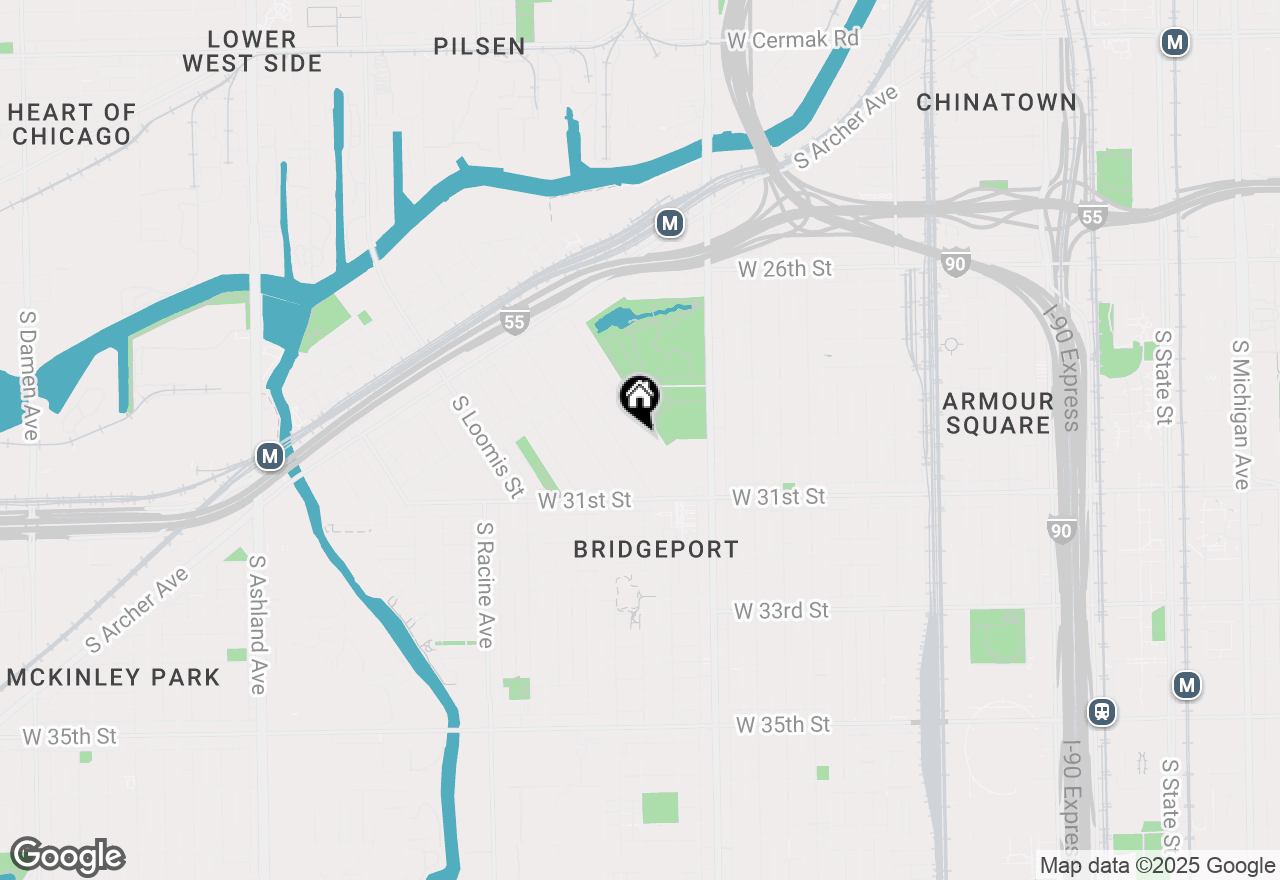 Map of 2947 S Quinn Street, Chicago, IL 60608