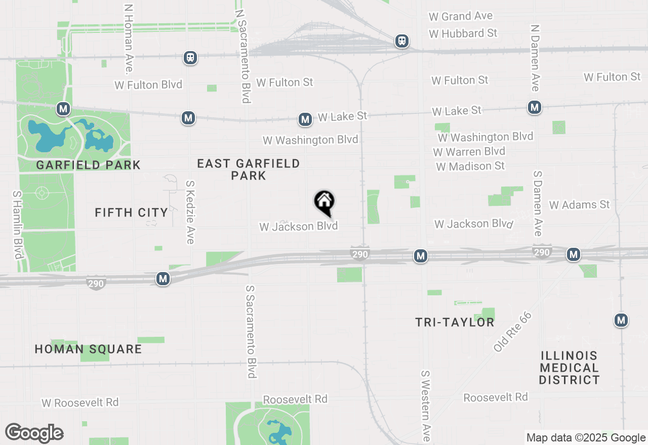 Map of 2722 W Jackson Boulevard, Chicago, IL 60612