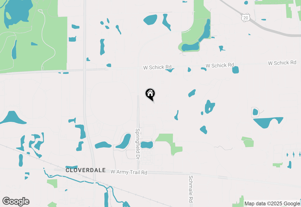 Map of 184 Ashfield Court, Bloomingdale, IL 60108