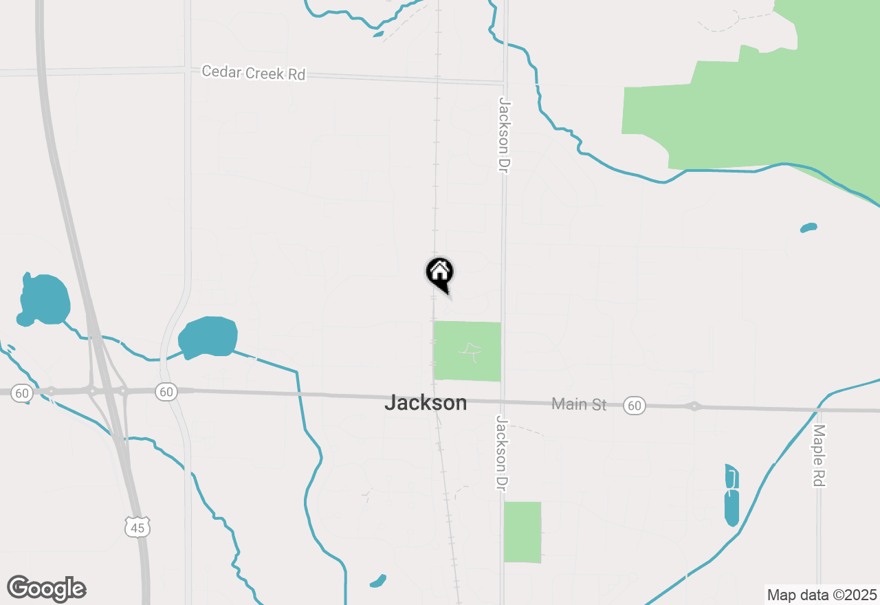 Map of W207N17023 Parkview Dr, Jackson, WI 53037