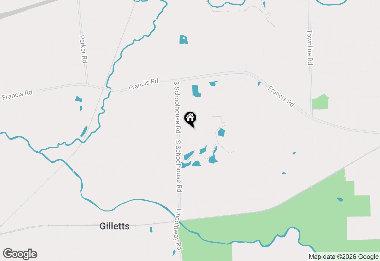 Map of 12707 Berkshire Drive, Mokena, IL 60448