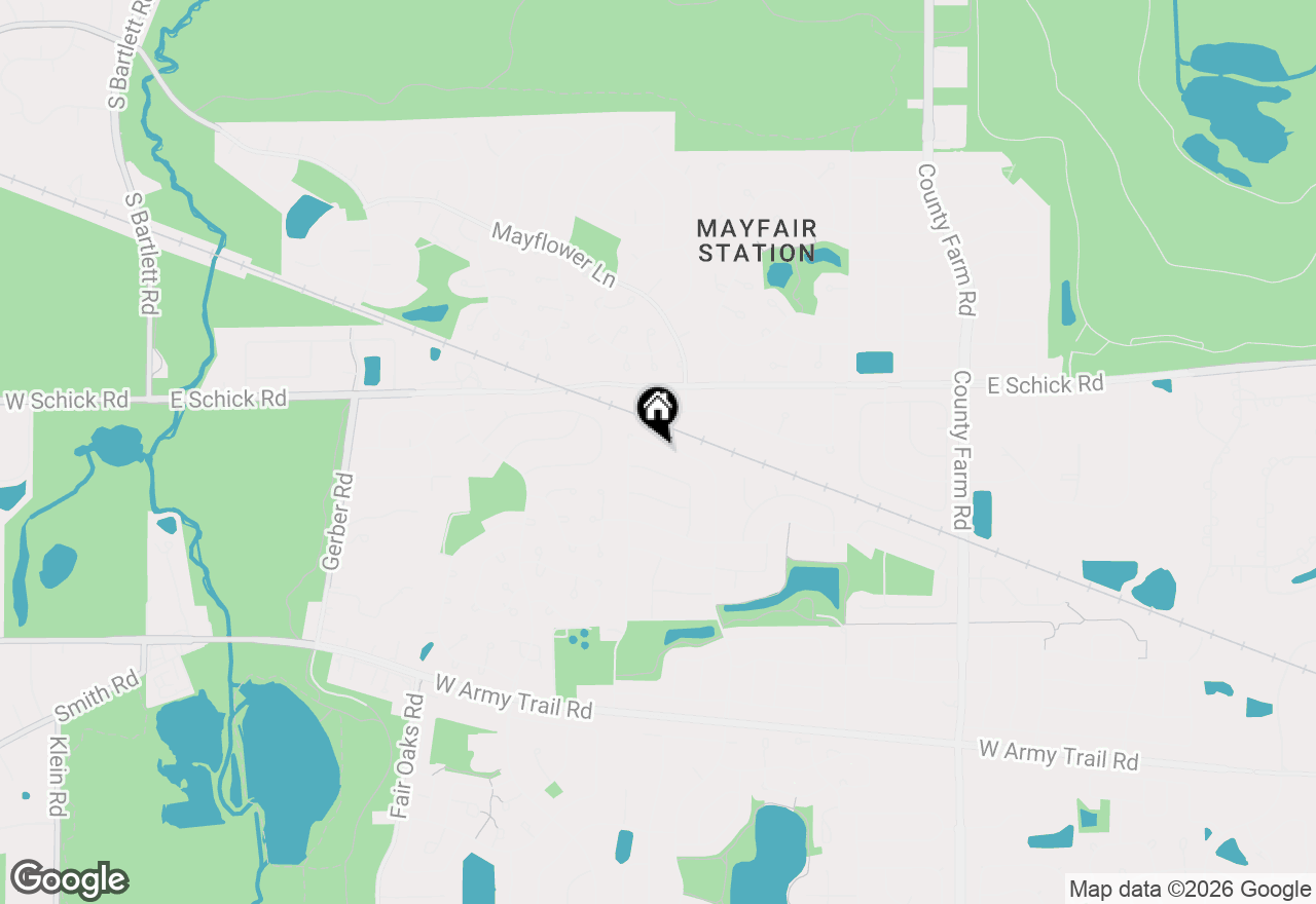 Map of 2325 Bayside Drive, Hanover Park, IL 60133