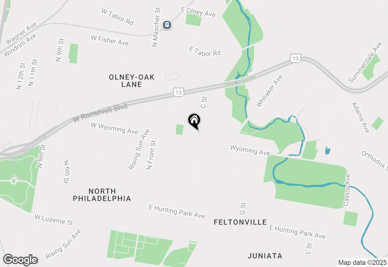 Map of 4725 Rosehill Street, Philadelphia, PA 19120