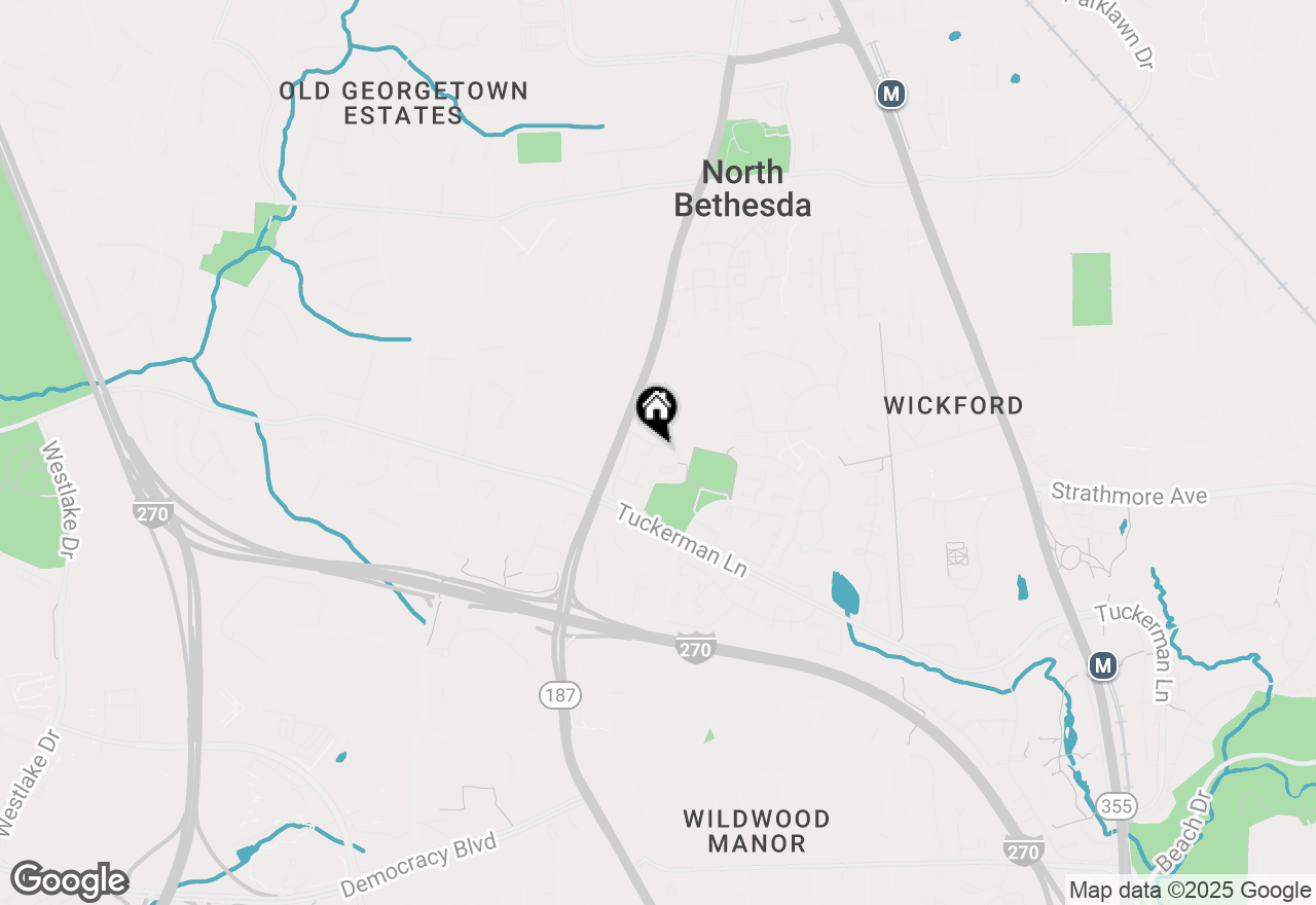 Map of 4 Cedarwood Court, North Bethesda, MD 20852