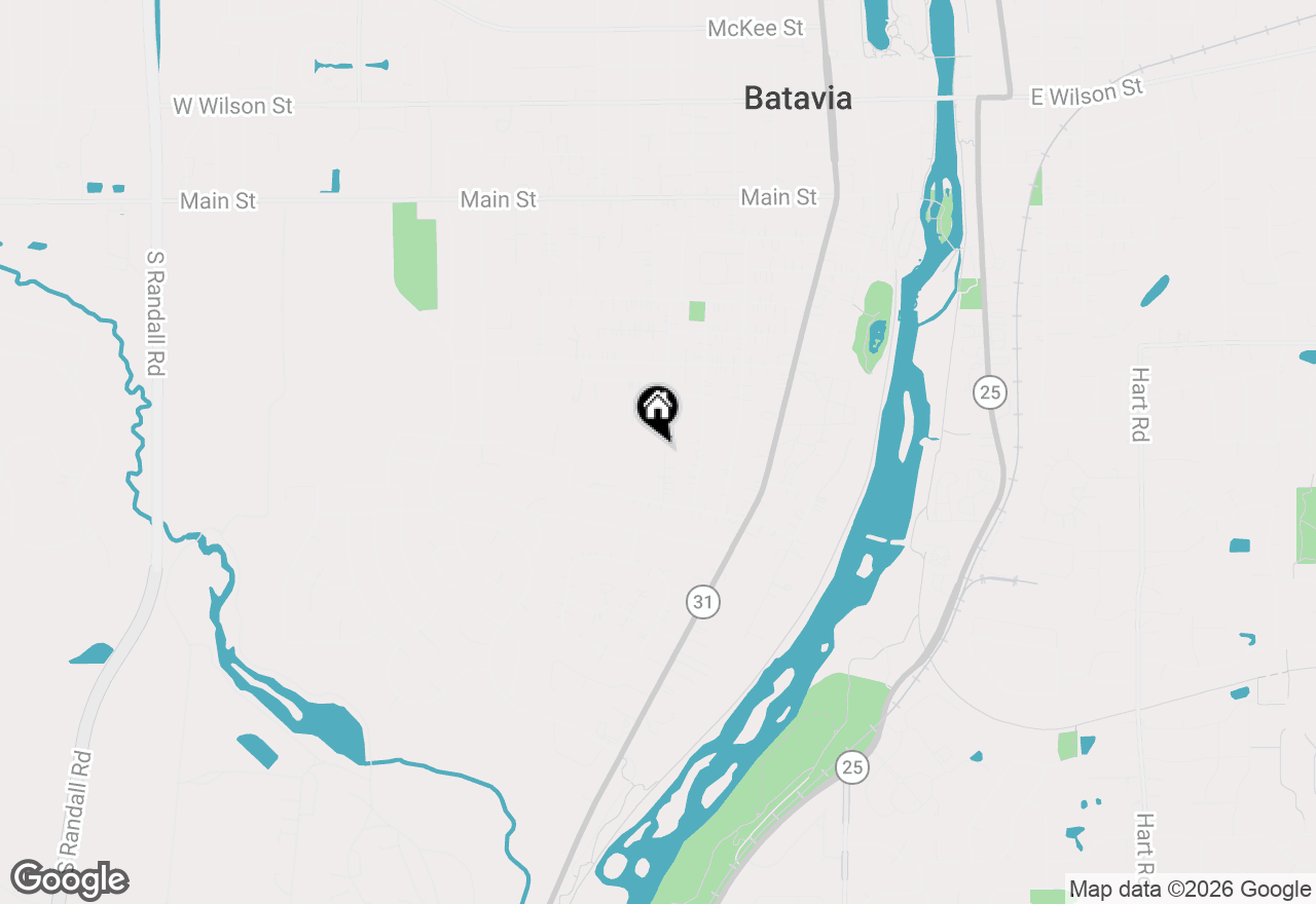 Map of 1007 S Harrison Street, Batavia, IL 60510