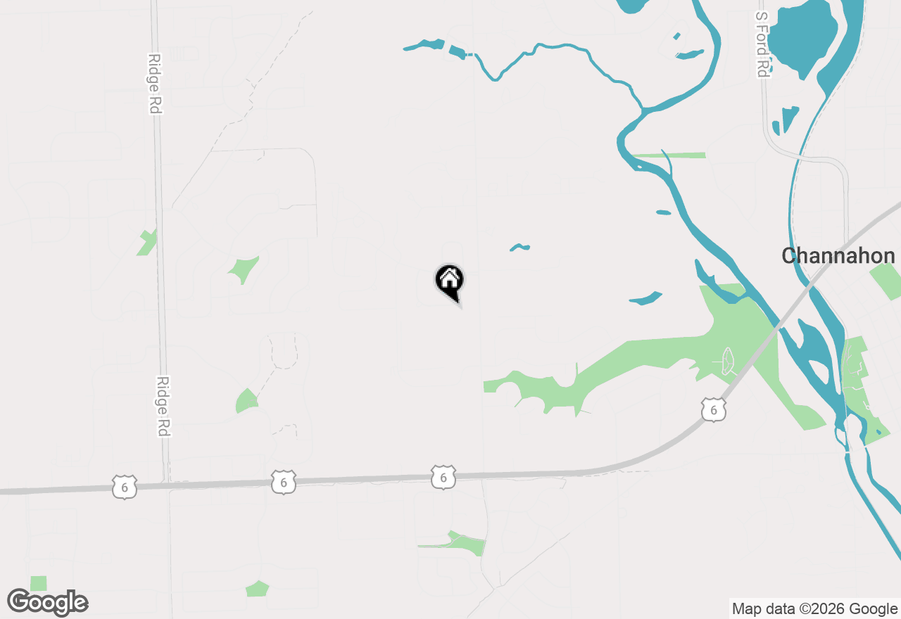 Map of 412 E Frontier Drive, Minooka, IL 60447