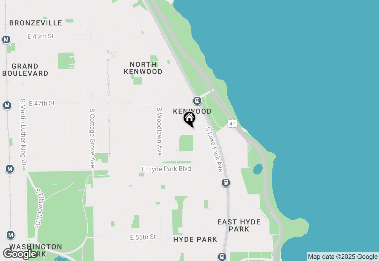 Map of 4840 S Dorchester Avenue #5, Chicago, IL 60615