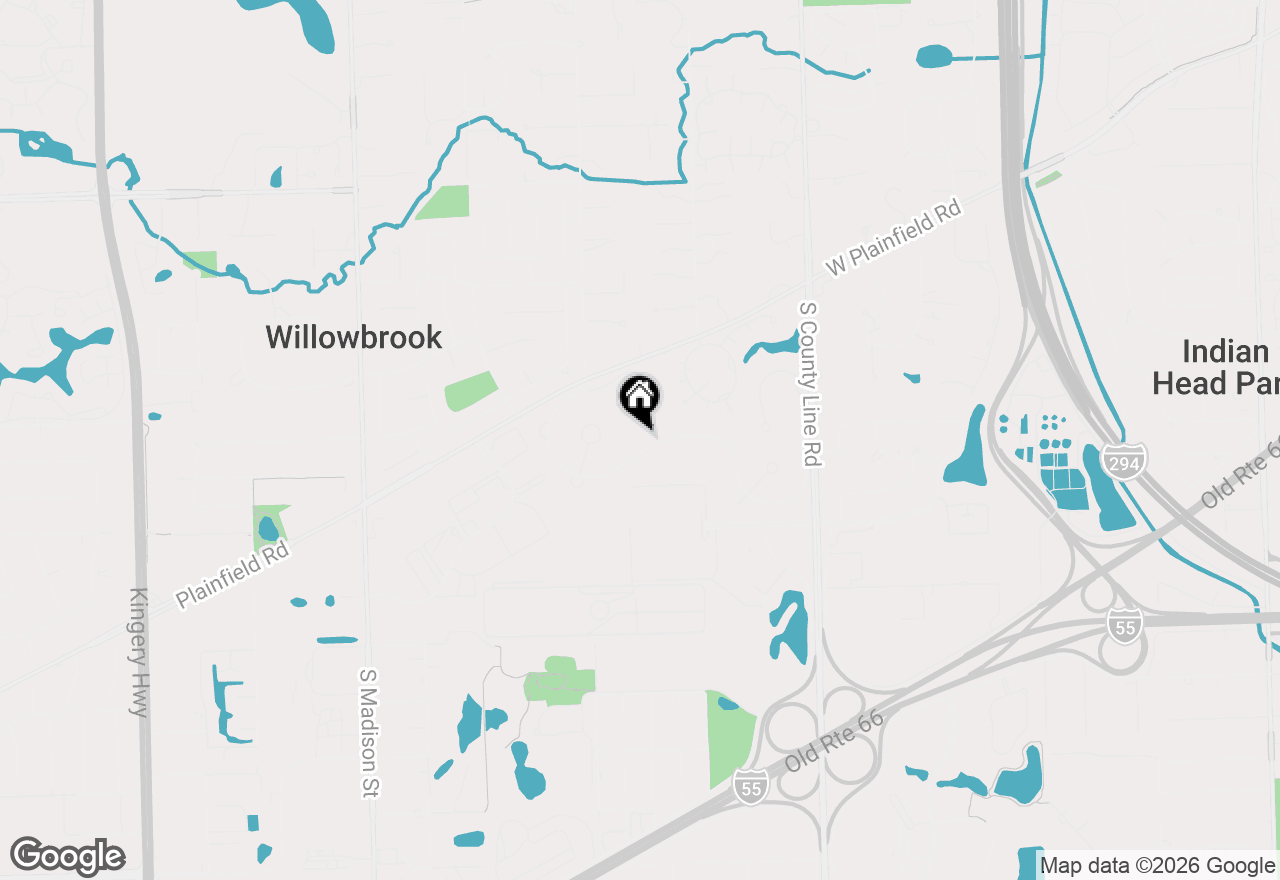 Map of 6837 Fieldstone Drive, Burr Ridge, IL 60527