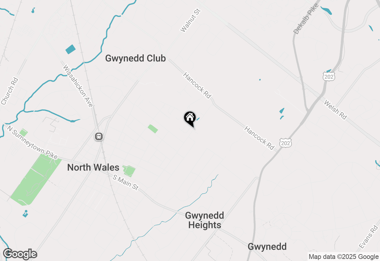 Map of 1105 Jfk Drive, North Wales, PA 19454