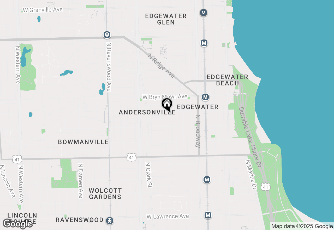 Map of 5448 N Glenwood Avenue, Chicago, IL 60640