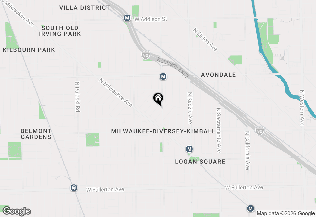 Map of 2964 N Wisner Avenue, Chicago, IL 60618