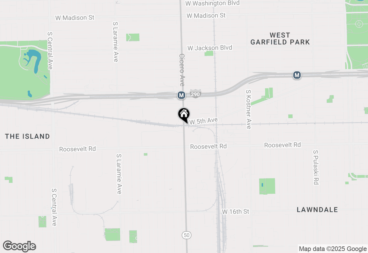 Map of 13624 S Cicero Avenue, Crestwood, IL 60446