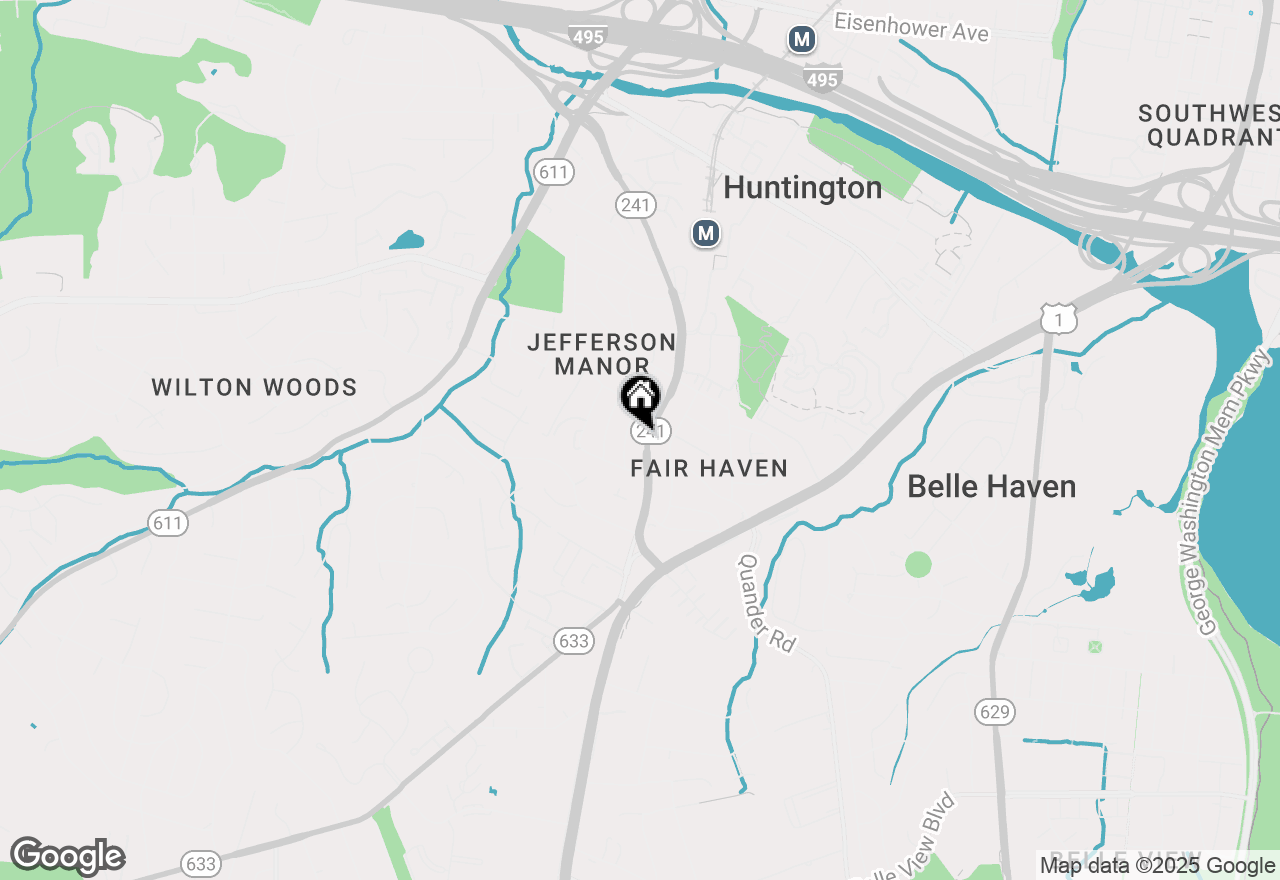 Map of 6016 N Kings Highway, Alexandria, VA 22303