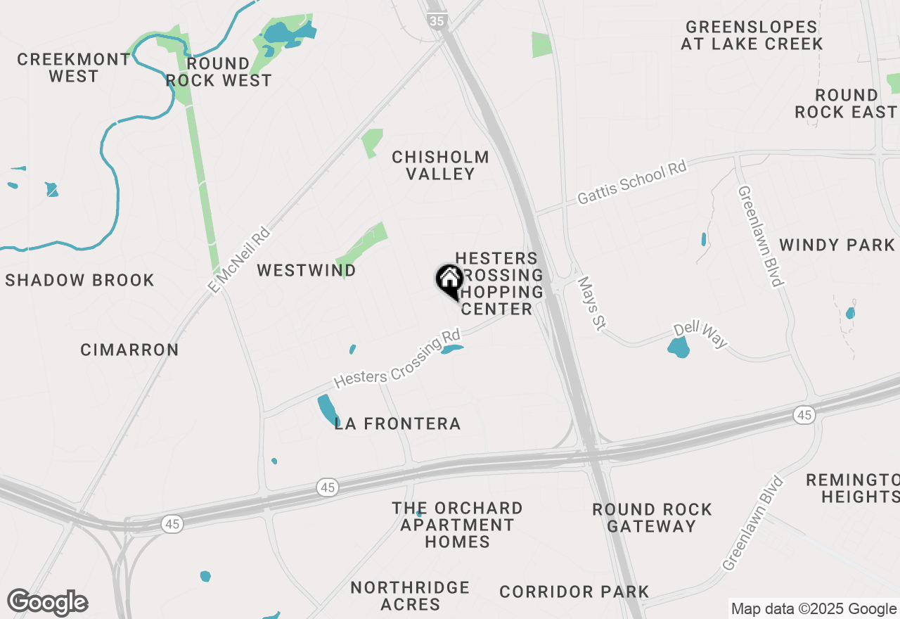 Map of 2215 Dry Creek Dr #601, Round Rock, TX 78681