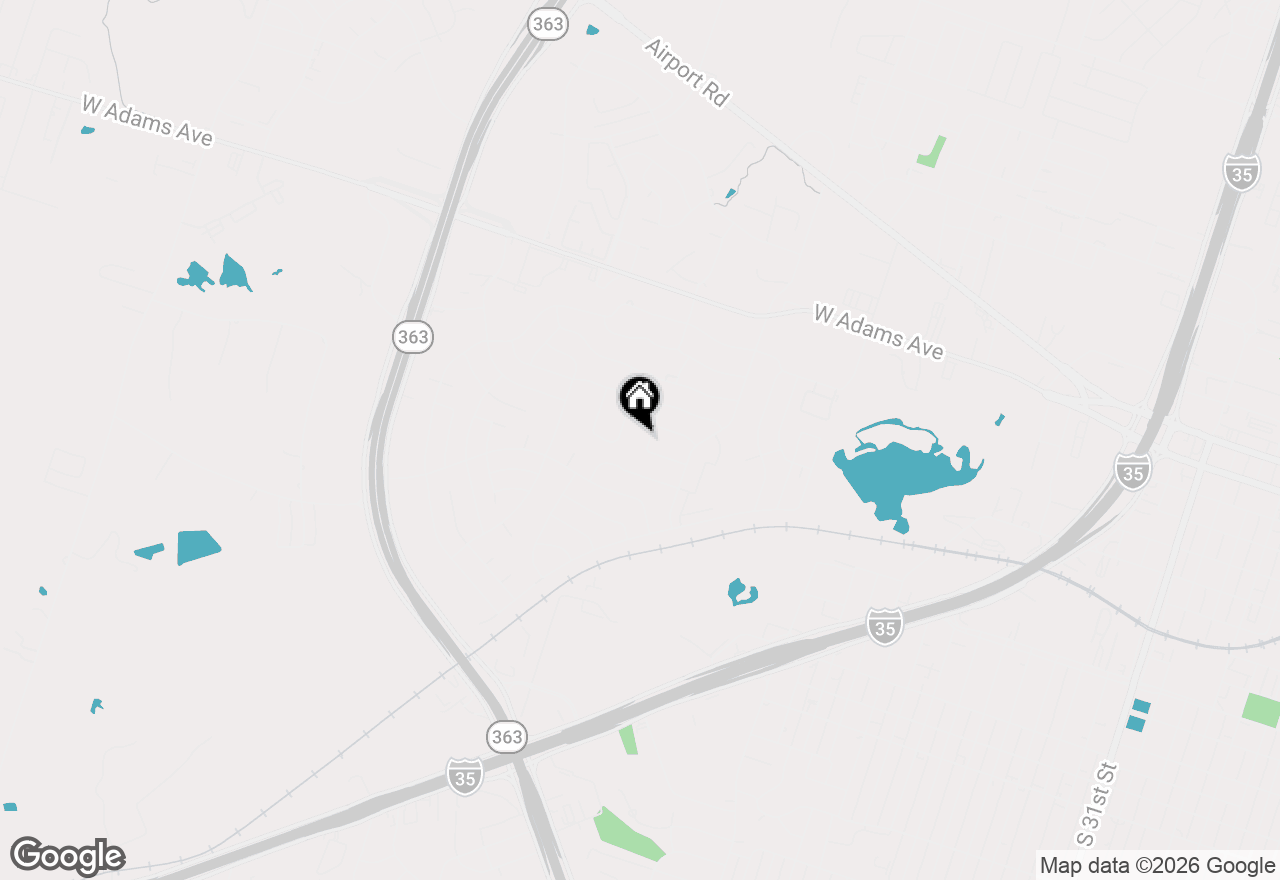 Map of 510 Blackfoot Drive, Temple, TX 76504
