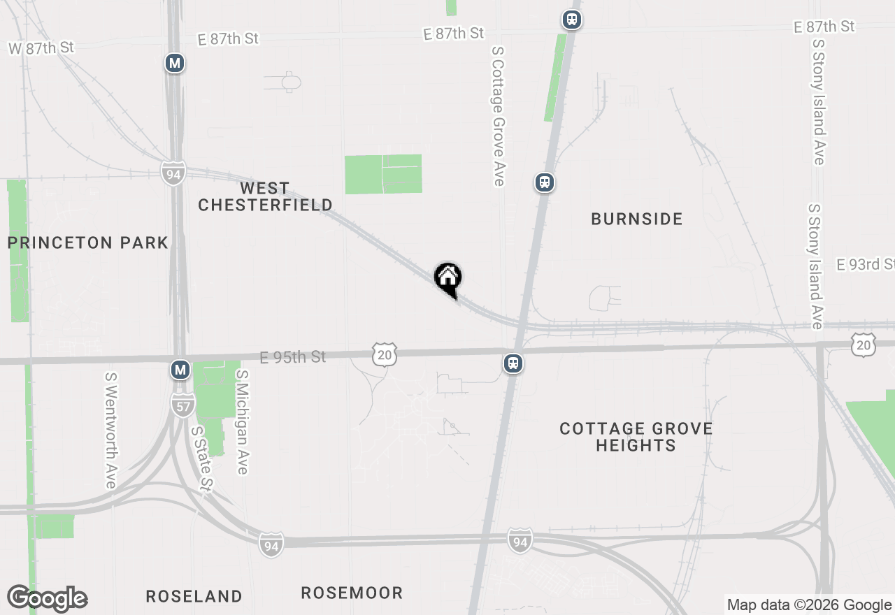 Map of 9339 S Burnside Avenue, Chicago, IL 60619