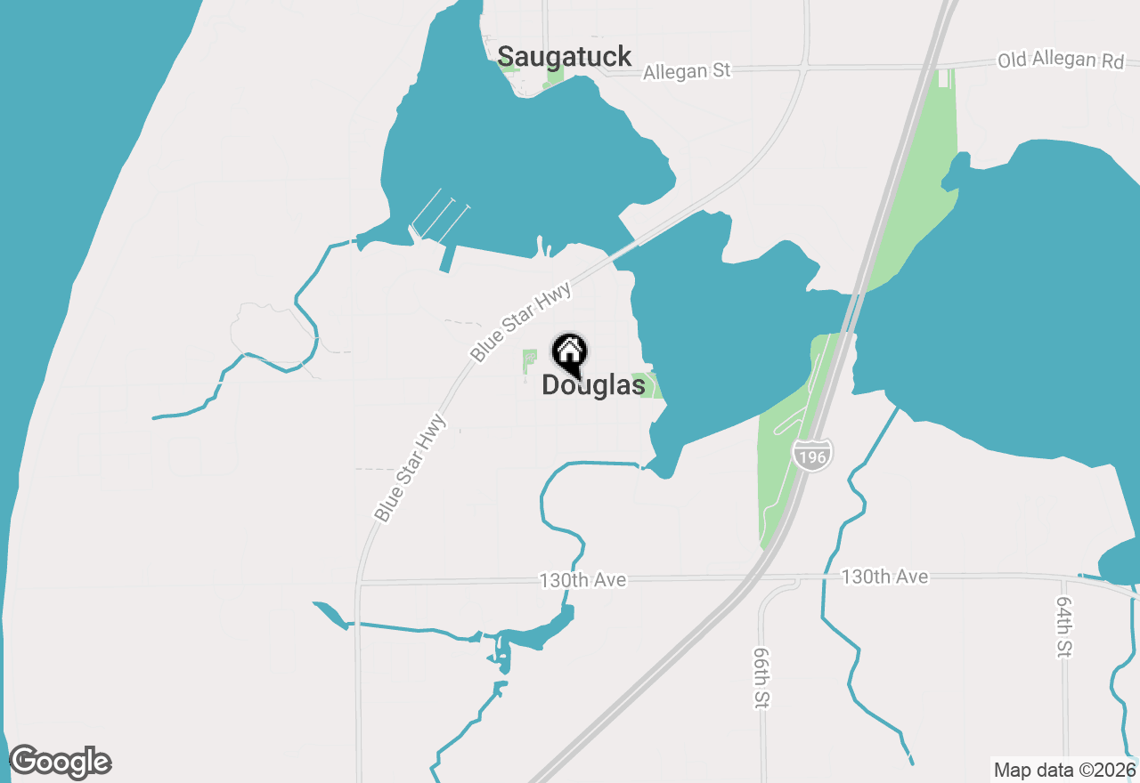 Map of 34 S Spring Street, Douglas, MI 49406