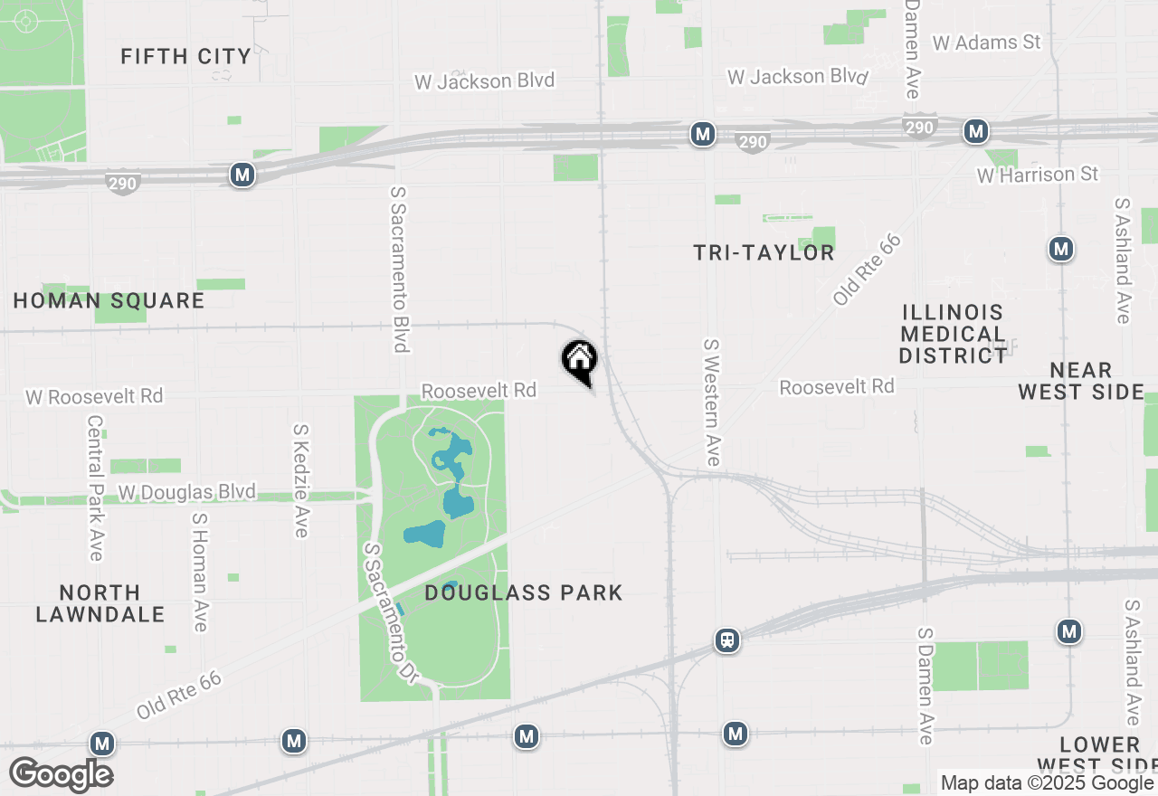 Map of 2635 W Roosevelt Road, Chicago, IL 60608