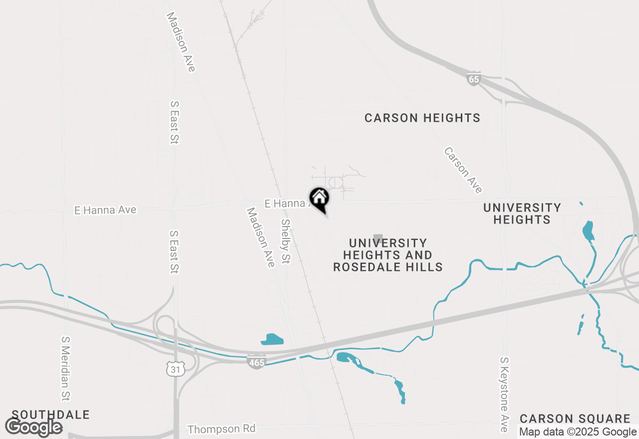 Map of 1231 Windermire Street, Indianapolis, IN 46227