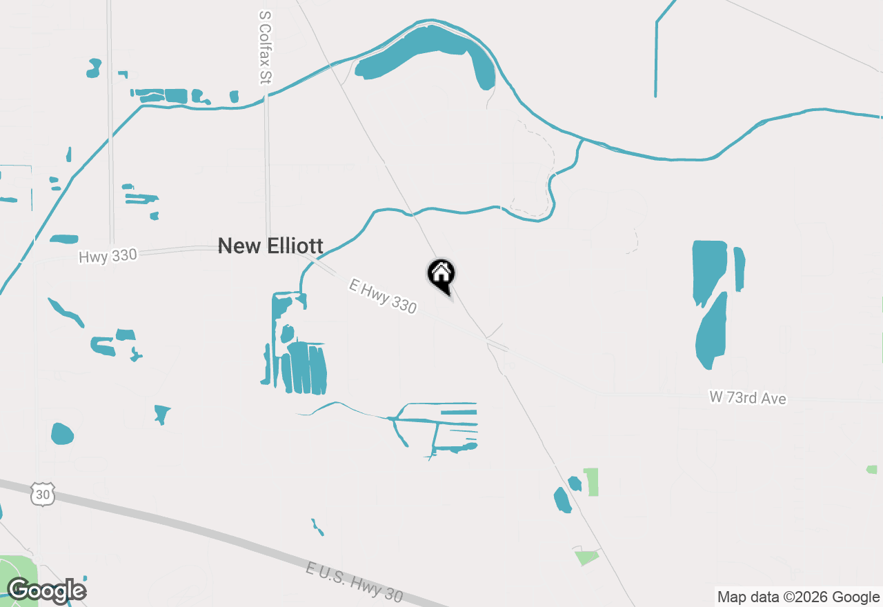 Map of 7035 Tompkins Court, Griffith, IN 46319