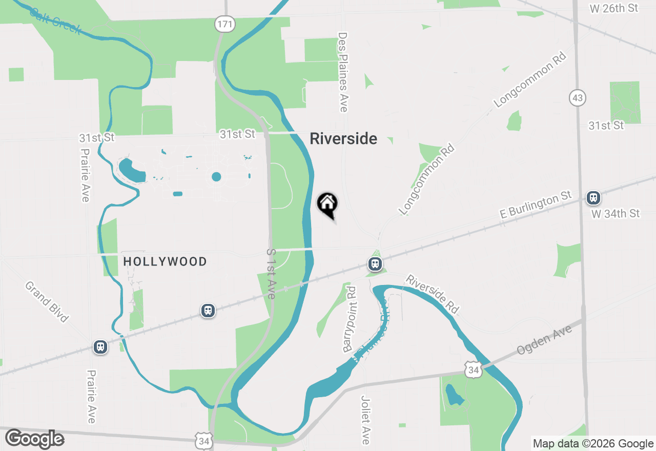 Map of 86 Lincoln Avenue #2W, Riverside, IL 60546