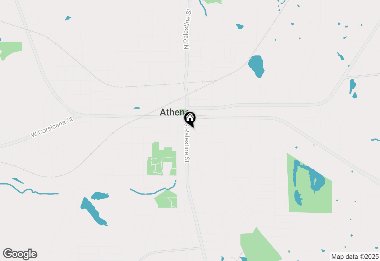 Map of 209 S Palestine Street, Athens, TX 75751