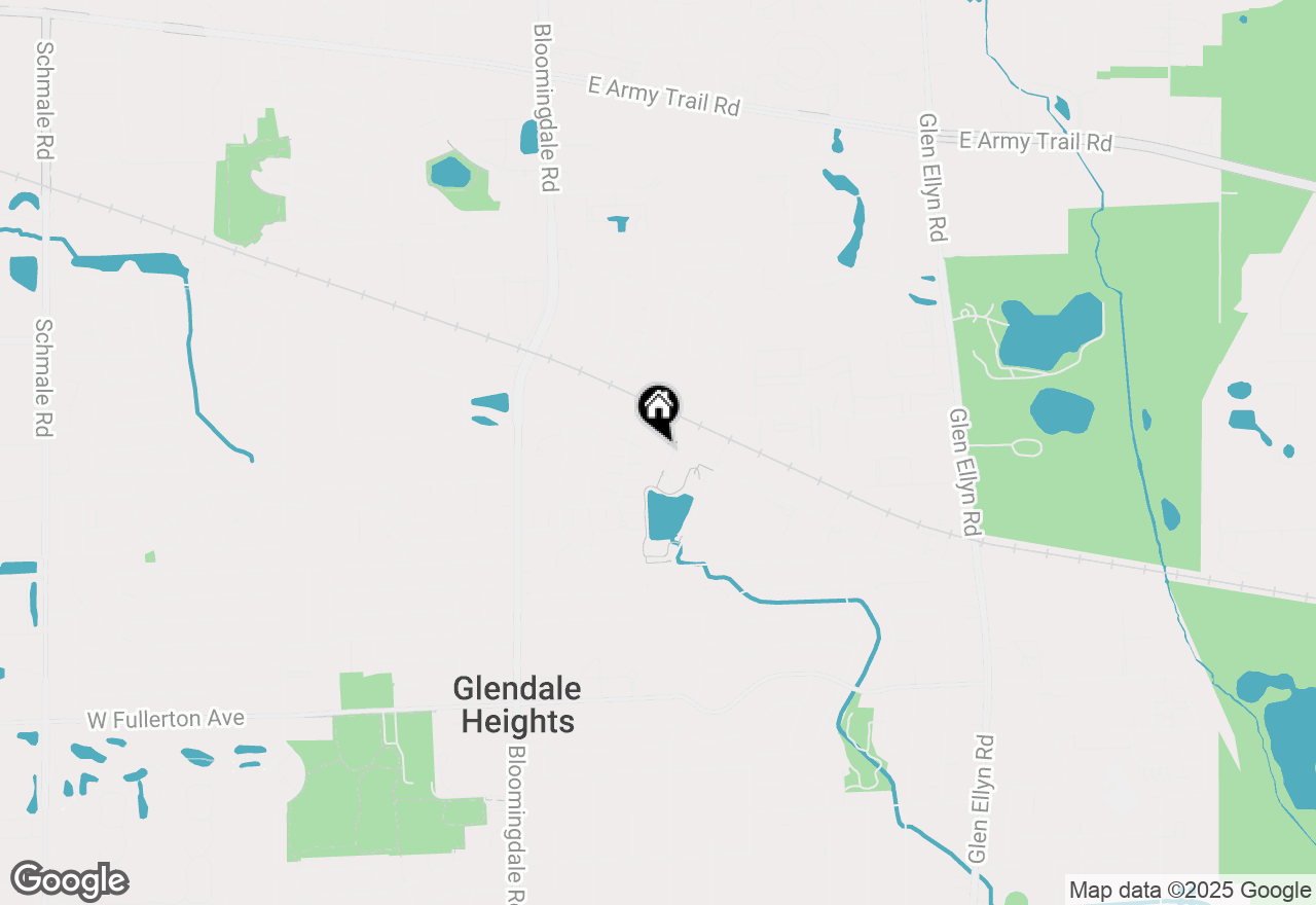 Map of 1820 Whirlaway Court, Glendale Heights, IL 60139