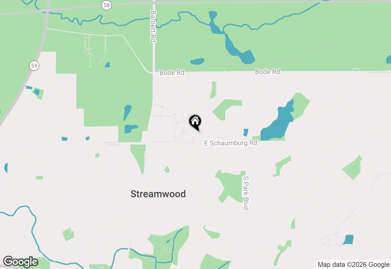 Map of 286 Chrisman Drive, Streamwood, IL 60107