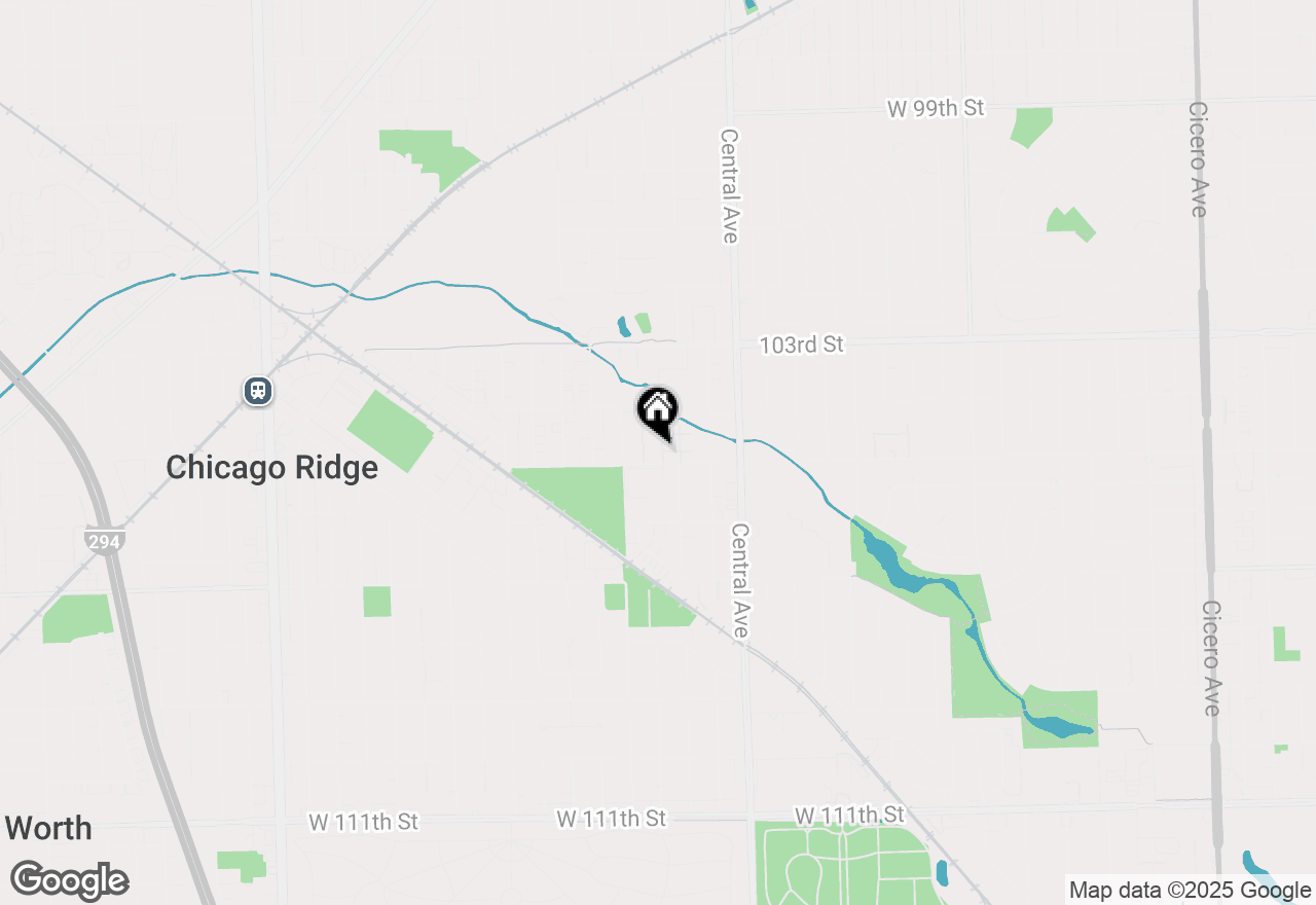 Map of 10438 Major Avenue, Oak Lawn, IL 60453