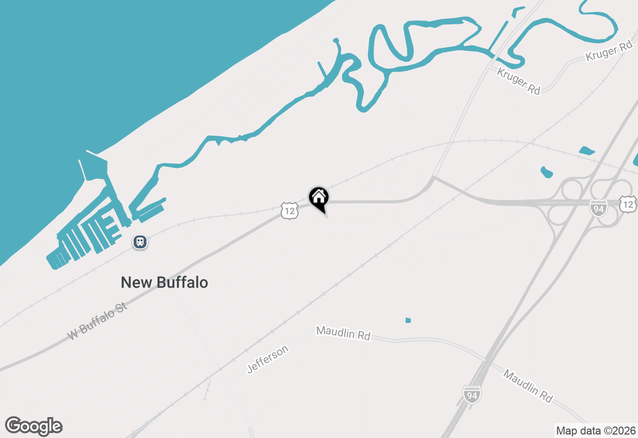 Map of 1100 Bell Avenue, New Buffalo, MI 49117