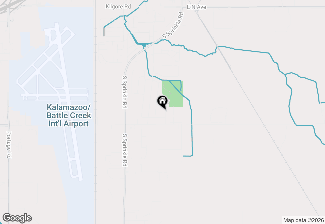 Map of 5850 Belard Street, Portage, MI 49002