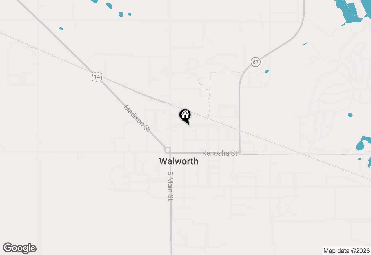 Map of 201 Howard St, Walworth, WI 53184