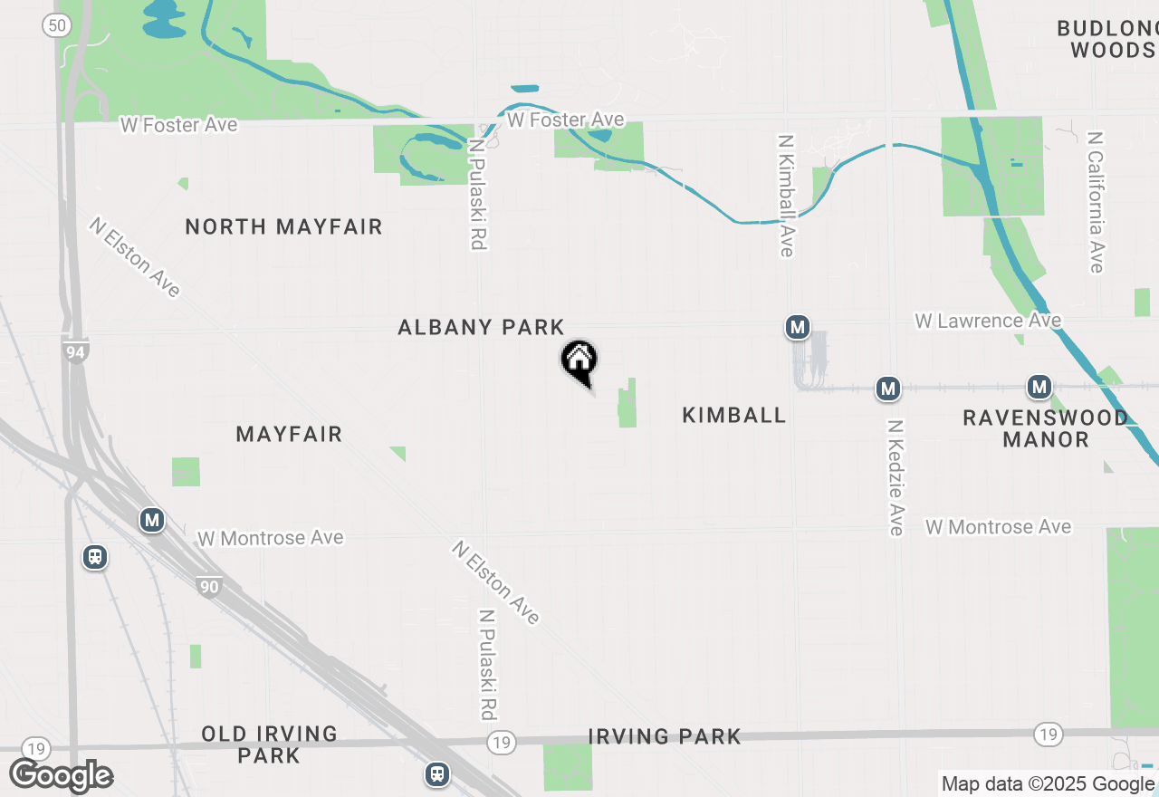 Map of 4634 N Hamlin Avenue, Chicago, IL 60625