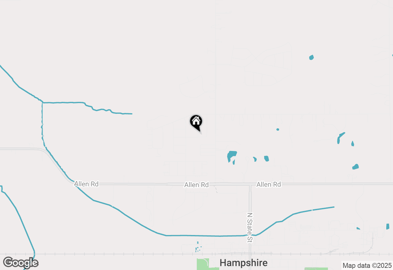 Map of 452 Dawns End, Hampshire, IL 60140