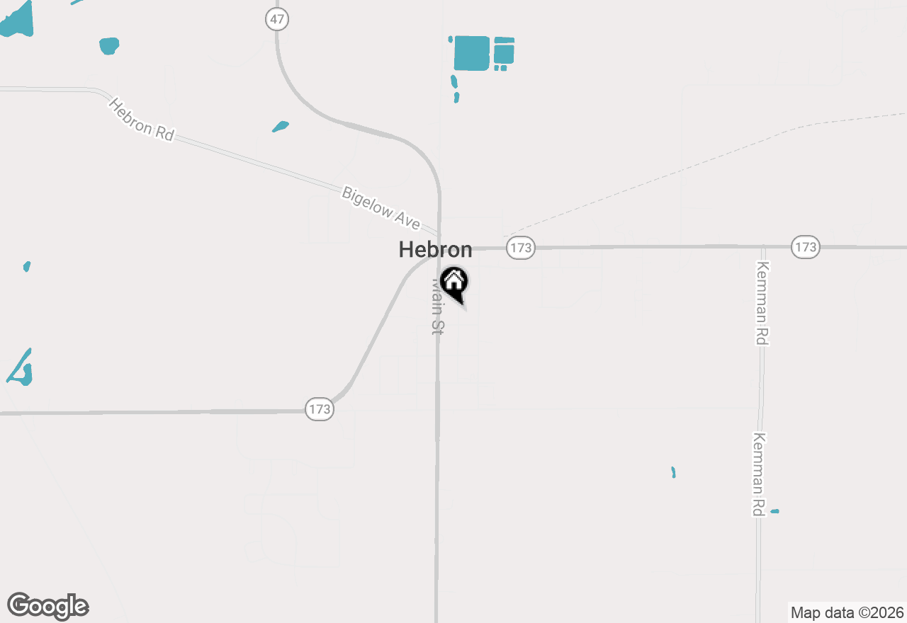 Map of 9805 Illinois Street, Hebron, IL 60034