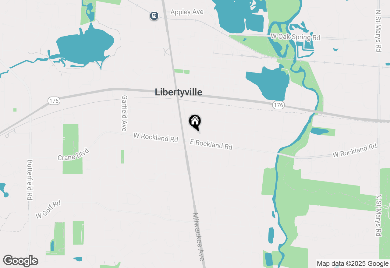 Map of 448 Prairie Avenue, Libertyville, IL 60048