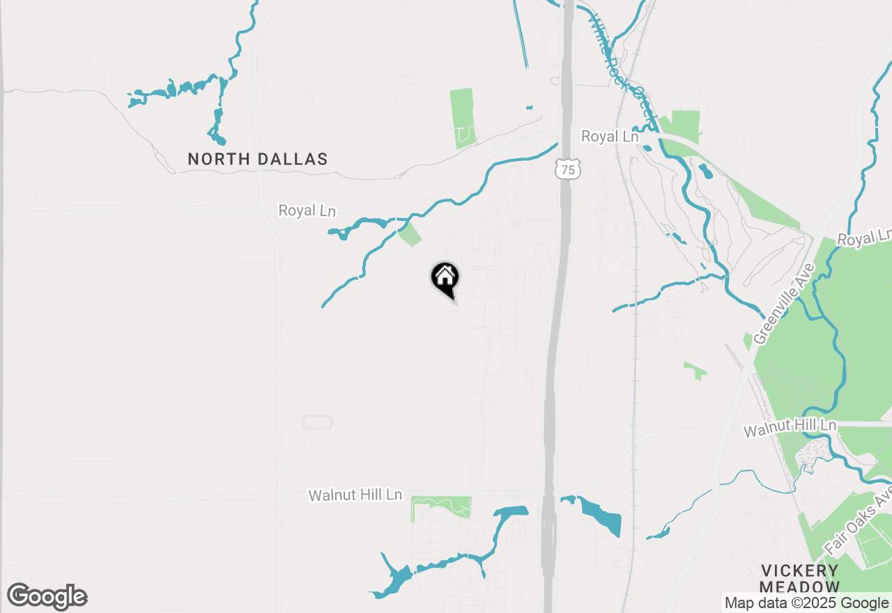 Map of 7510 Riverbrook Drive, Dallas, TX 75230