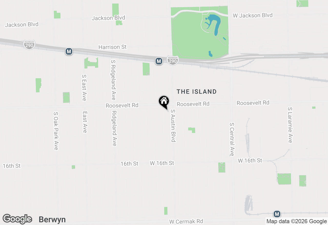 Map of 1226 S 60th Court #2, Cicero, IL 60804