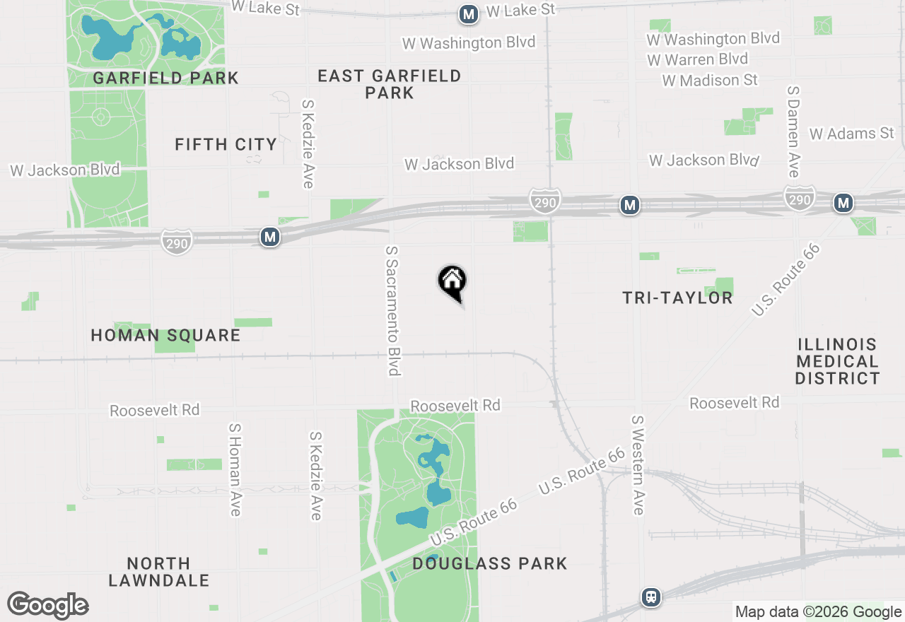 Map of 2833 W Polk Street, Chicago, IL 60612