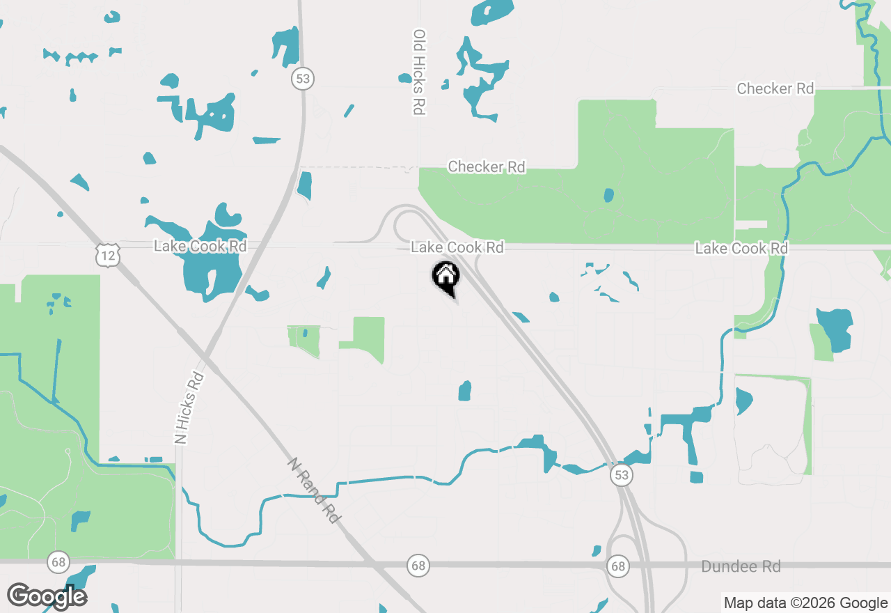 Map of 2249 N Enlund Drive #4, Palatine, IL 60074