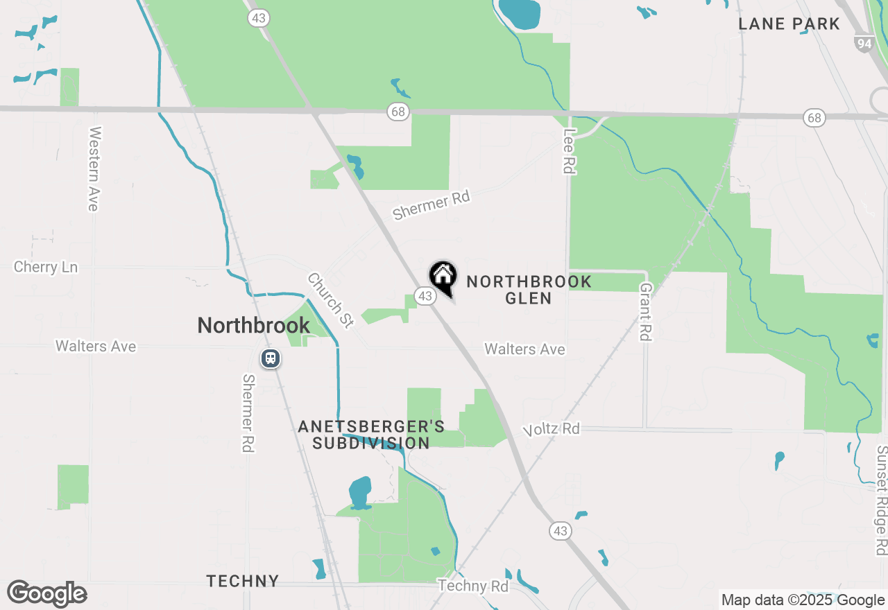 Map of 1443 Woodhill Drive, Northbrook, IL 60062