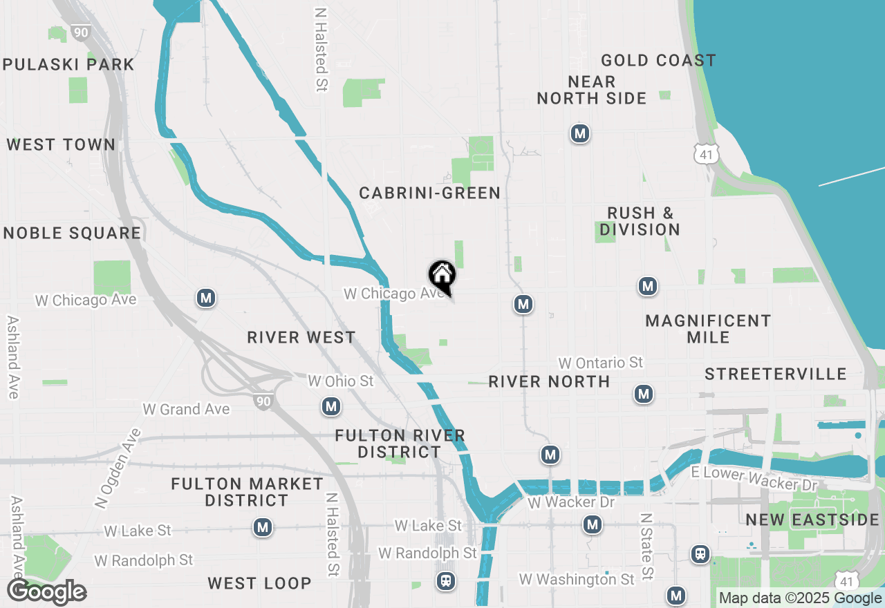 Map of 460 W Superior Street #7, Chicago, IL 60654