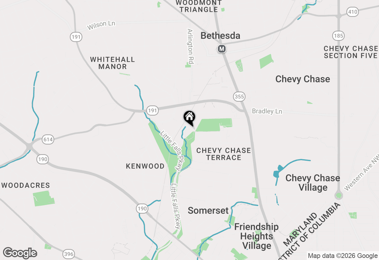Map of 6609 Hillandale Road #90, Chevy Chase, MD 20815