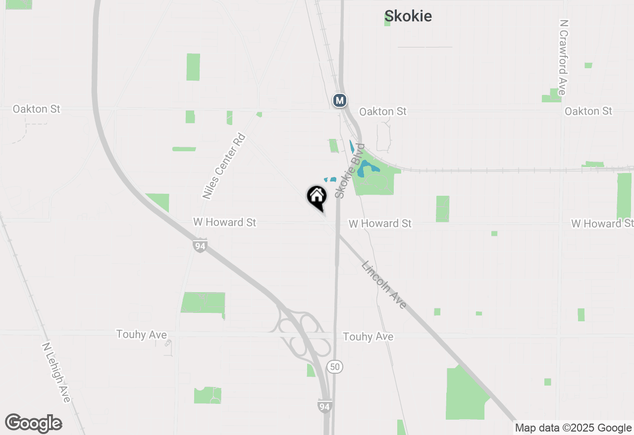 Map of 4838 Howard Street #401, Skokie, IL 60077