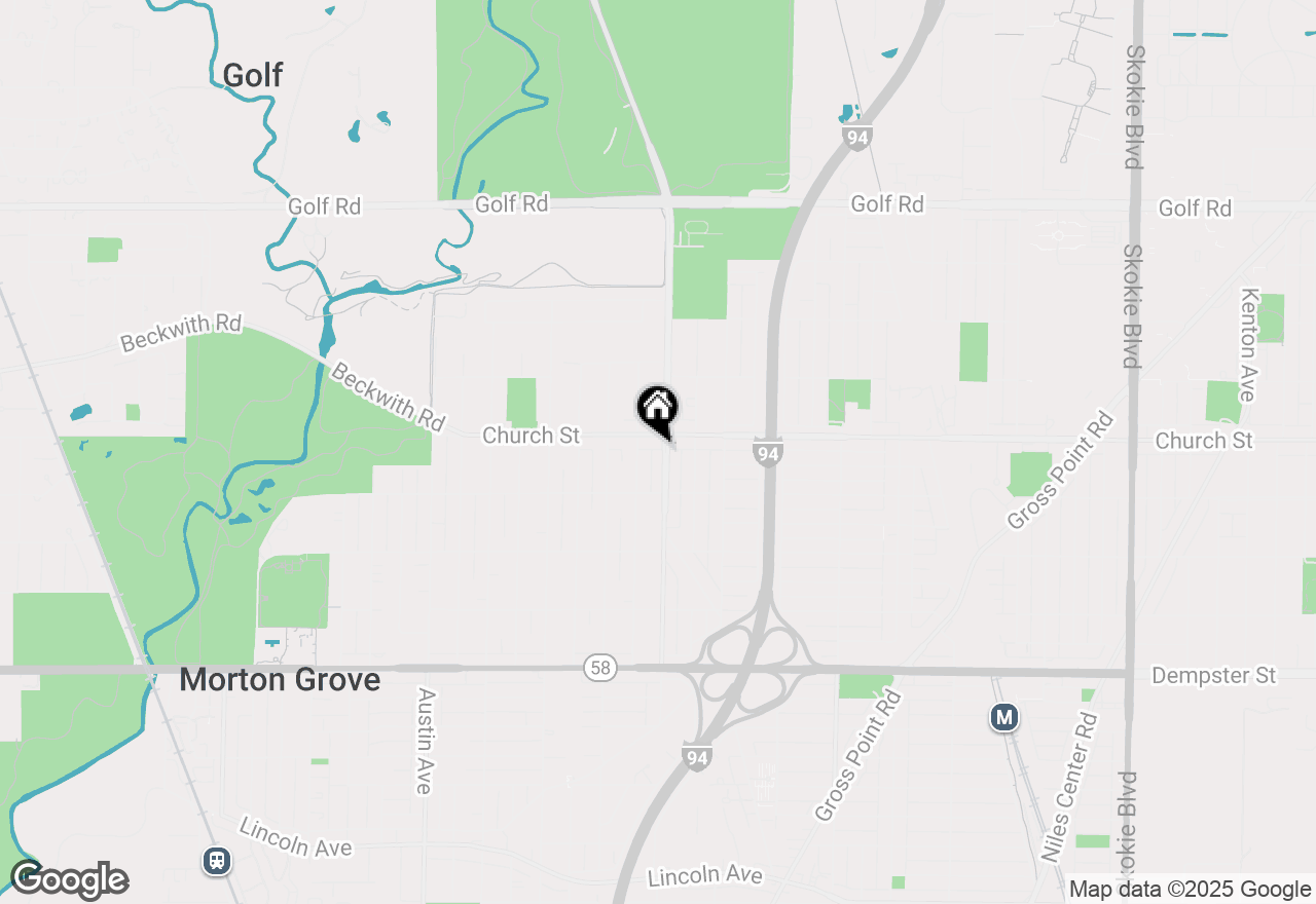 Map of 9134 Central Avenue, Morton Grove, IL 60053