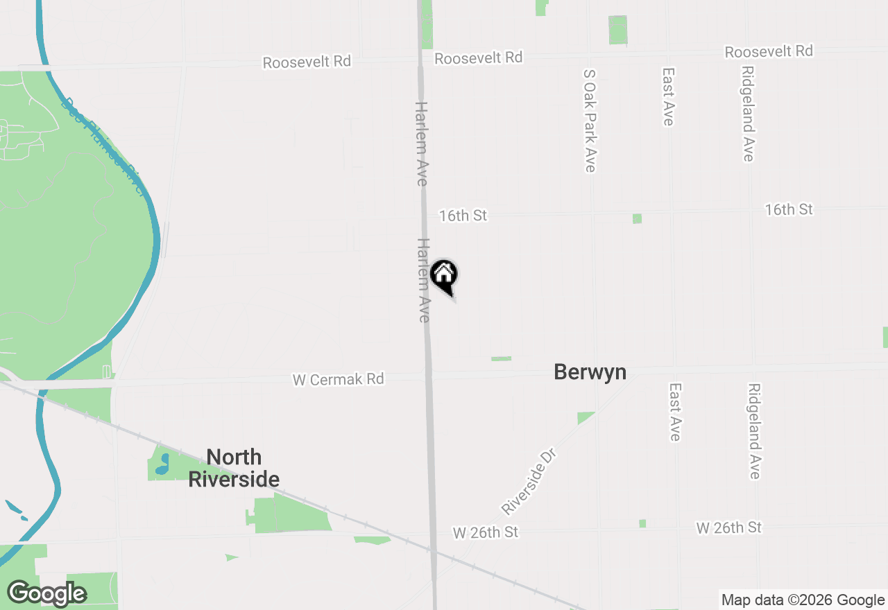 Map of 1902 Maple Avenue, Berwyn, IL 60402