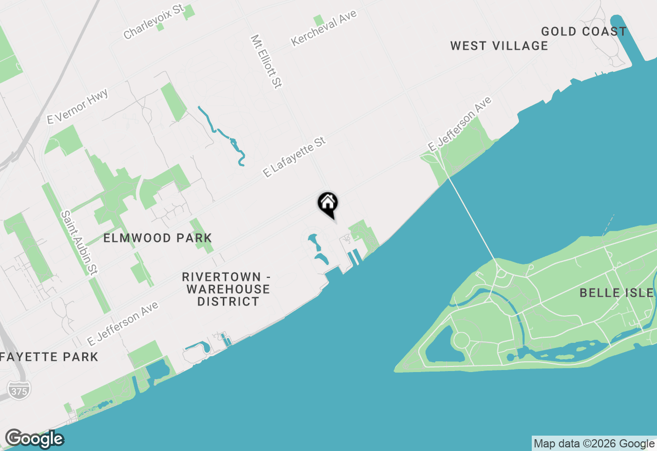 Map of 250 E Harbortown Drive