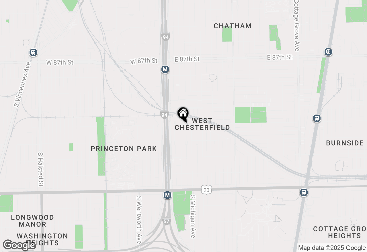 Map of 9101 S Wabash Avenue #R, Chicago, IL 60619