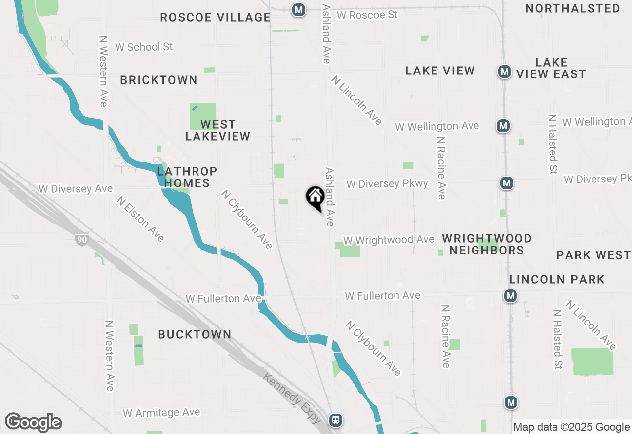 Map of 2652 N Marshfield Avenue #2F, Chicago, IL 60614